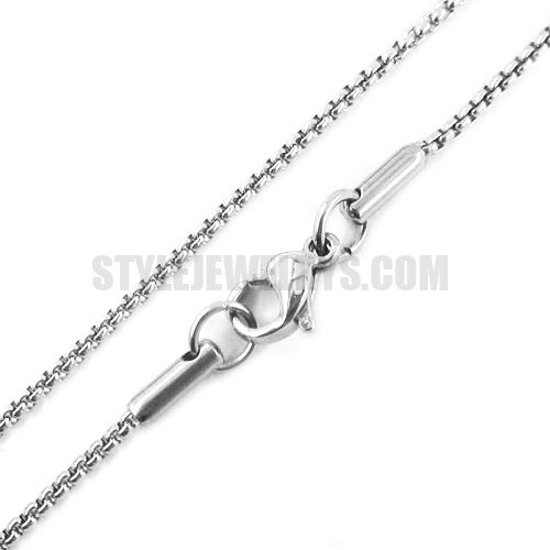 Stainless Steel Jewelry Chain 45cm - 70cm Length w/lobster thickness 2.5mm ch360296S - Click Image to Close